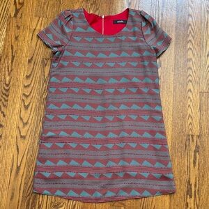 Chic Geometric Patterned Dress